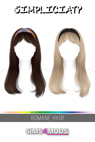 Romane Hair - Cute headband, brown/blonde hair