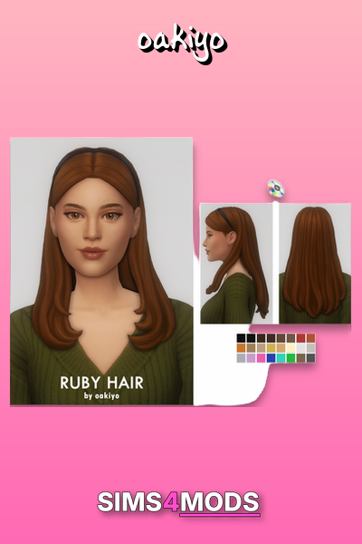 Ruby Hair - Cute, wavy, natural hair colors.