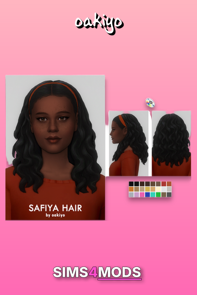 Safiya Hair - Cute, curly, customizable hair