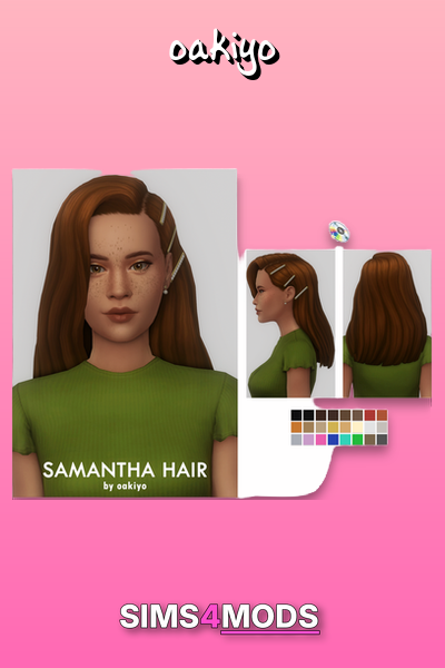 Samantha Hair - Cute wavy hair with pearl clips