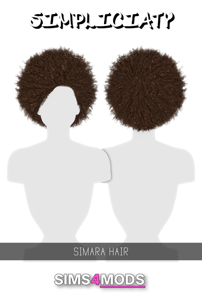 Simara Toddler Afro - Fluffy, voluminous, trendy toddler afro