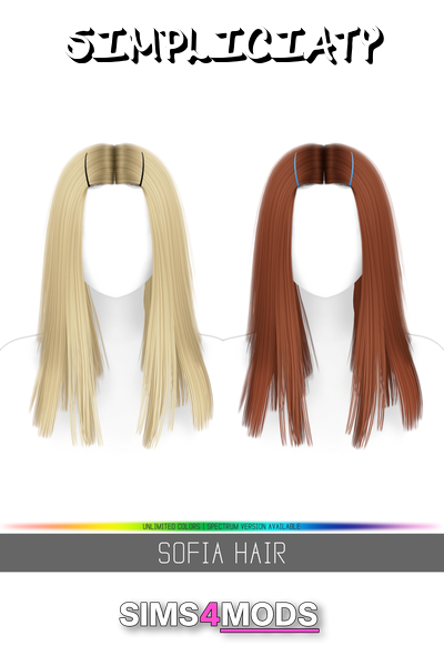 Sofia Hair - Realistic, versatile, custom colors