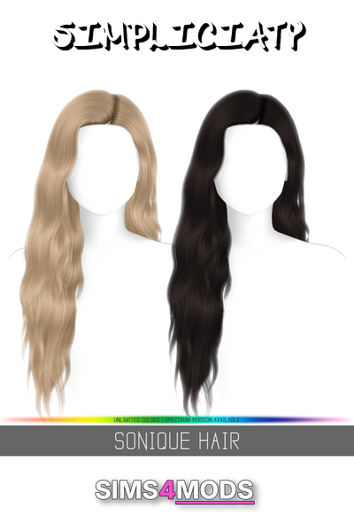 Sonique Hair - Cute, natural, detailed hair.