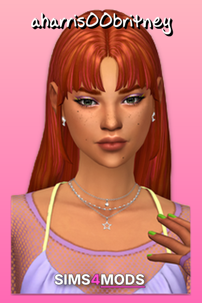 Starfire Hair - Cute, trendy, Sims hair