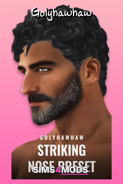 Striking Nose Preset - Unique Sims 4 nose preset