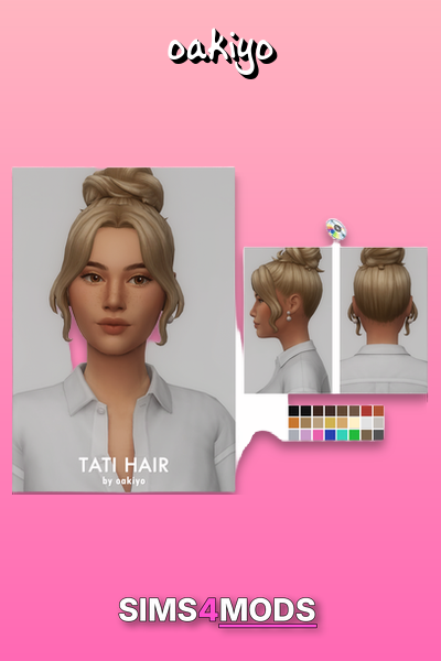 Tati Hair - Cute, easy, high-quality bun.