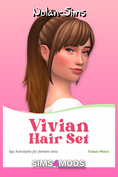 Vivian Hair Set - Variety, pretty, realistic styles.