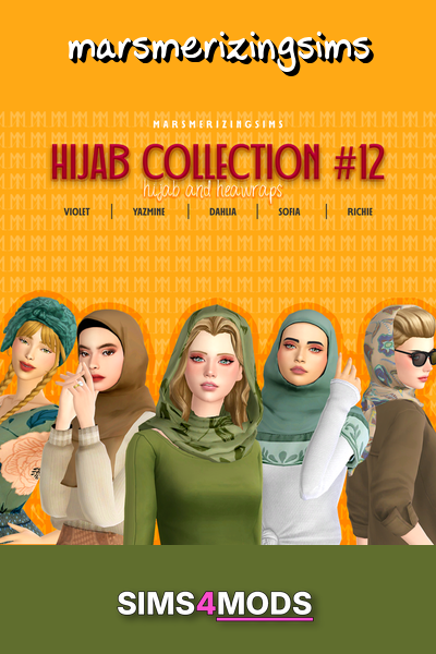 Hijab Collection 12 - Sims 4 Hijab Collection