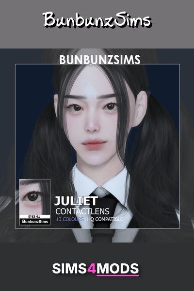 Juliet 13 Eyes - Sims 4 custom eye colors