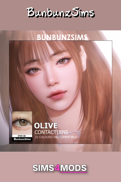 Olive Eyes 31 Colors - Realistic, high-quality olive eyes