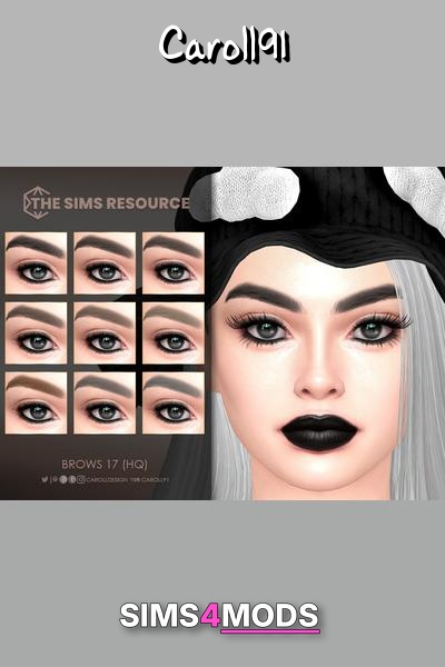 Sims 4 Brows - Hq - Sims 4 custom brows