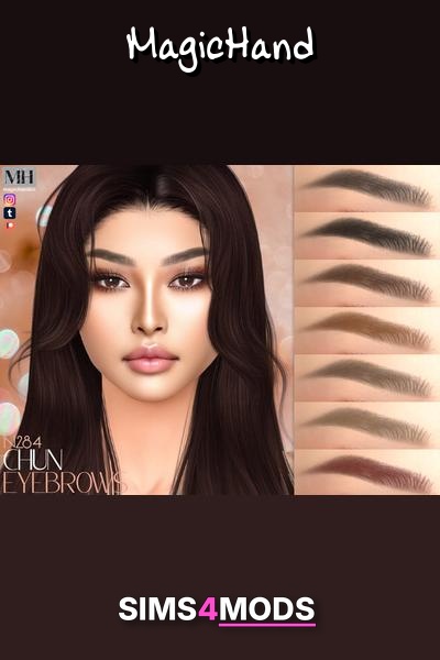 Chun Eyebrows N284 - Realistic, fluffy, diverse brows.