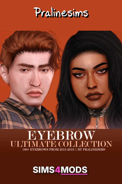 Ultimate Eyebrow Collection - 180+ Sims eyebrows.