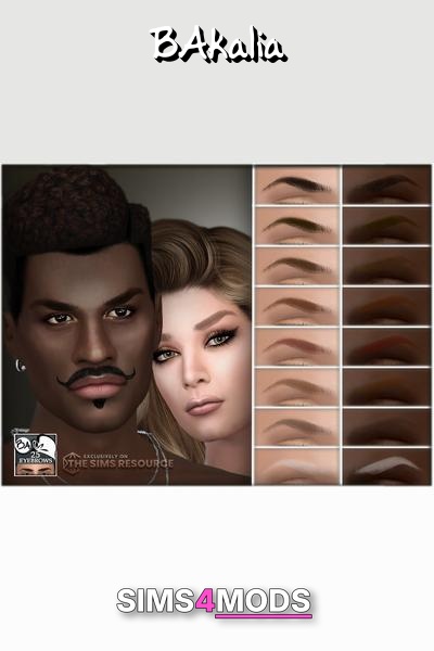 Eyebrows - Expressive, defined brows for Sims