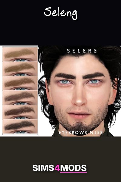 Seleng Eyebrows N157 - Natural, textured, realistic brows.