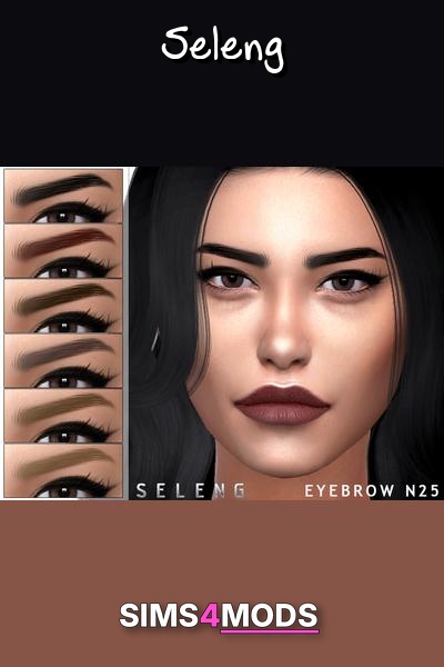 Eyebrows N25 - Sims 4 custom eyebrows