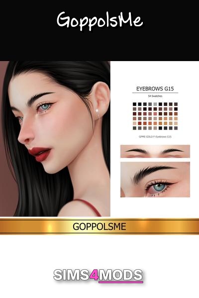 Gpmegold Eyebrows G15 - Elegant, defined, natural brows.