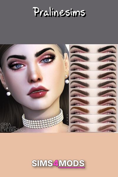 Gria Eyebrows - Realistic Sims eyebrows, nuanced expressions.