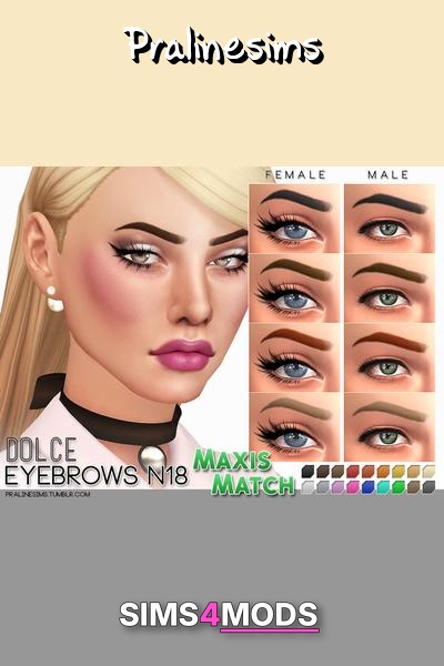 Dolce Eyebrows N18 - Versatile, gorgeous, maxis match brows.
