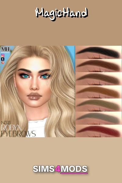 Robyn Eyebrows N321 - Effortless, sculpted, elegant brows.