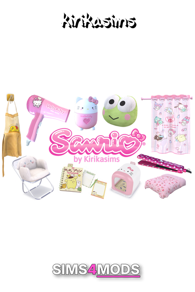 Hello Kitty Sanrio Set - Kawaii, charming, detailed, adorable items