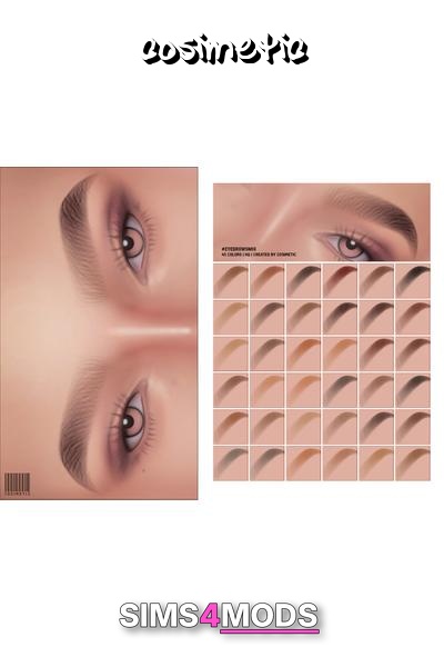Thick Eyebrows - Natural, matte, textured brows.