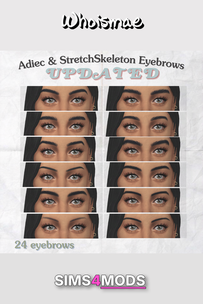 Inactive Blog - Diverse Sim Eyebrow Styles