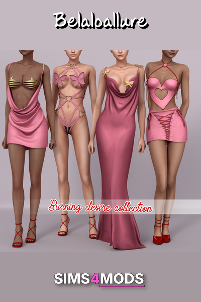 Belaloallure Burning Desire Collection - Hollywood glamour, sensual gown