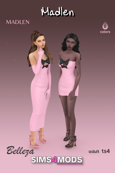 Belleza Dress Download - Playful, vintage-inspired, elegant dress.