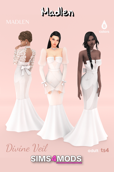 Divine Veil Set - Regal, intricate, formalwear.