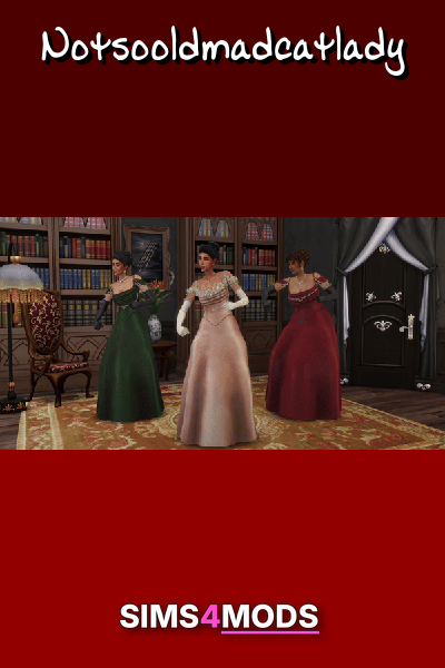 Download Simfileshare Notsooldmadcatlady Tumblr - Regency gown, elegant, ball gown.