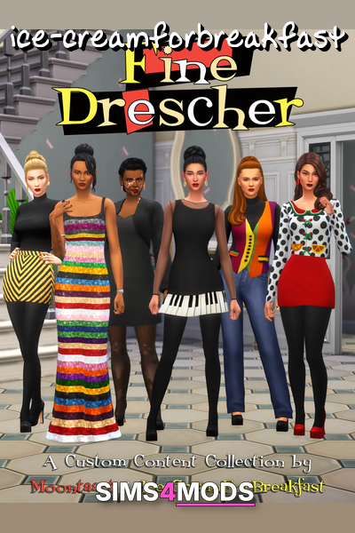 Fine Drescher Ice Cream For Breakfast X Moontaart - Fashionable, diverse wardrobe