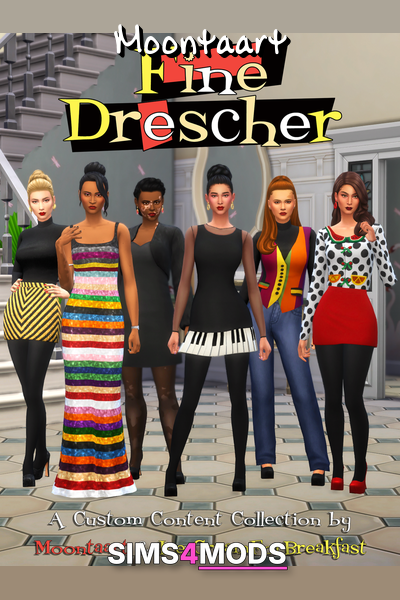 Drescher Moontaart Ice Cream For Breakfast - Sims 4 Dress Styles Diverse