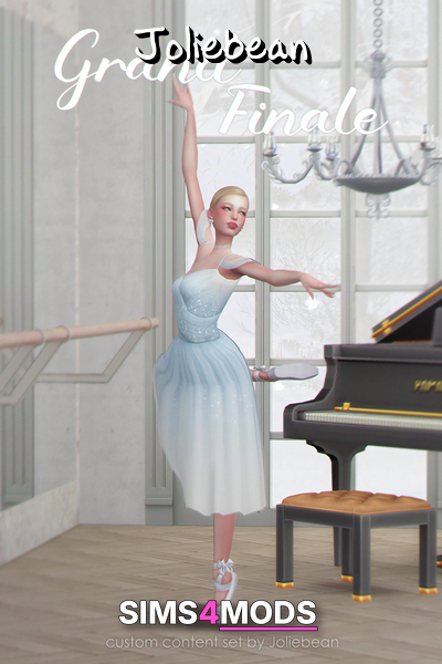Joliebean Grand Finale Ballet Dress - Delicate, sparkly, ombre ballet dress.