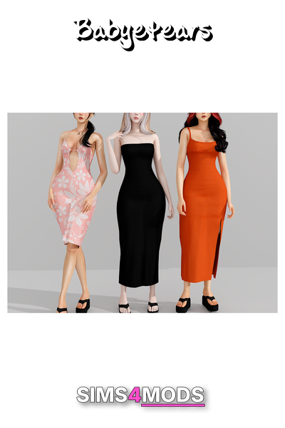 Summer Mini Set - Vibrant midi dresses, cutouts, floral.
