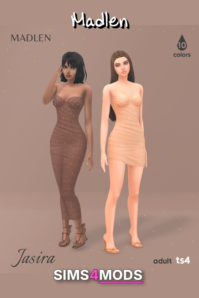 Jasira Dress Download - Ethereal, party dress, 10 colors