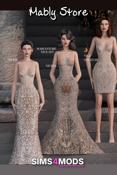Nice Set - Dazzling, opulent, red carpet ready.