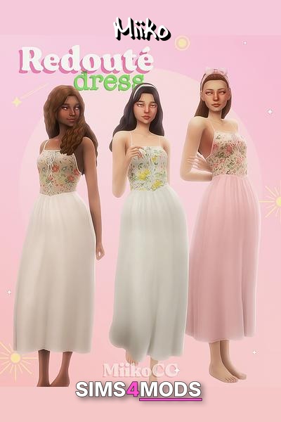 Redouté Dress - Floral, flowing, elegant dress