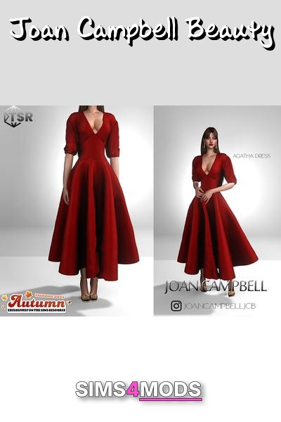 Agatha Dress - Luxurious, elegant gala dress.