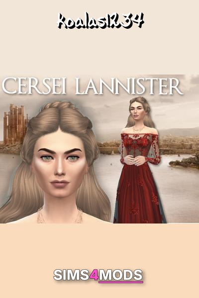Cersei Lannister Formal Gown - Regal, ambitious, formal gown.