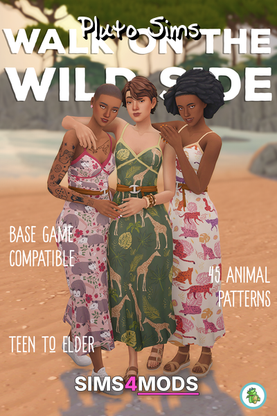 Wild Side Walk - Nature-inspired patterned dresses.
