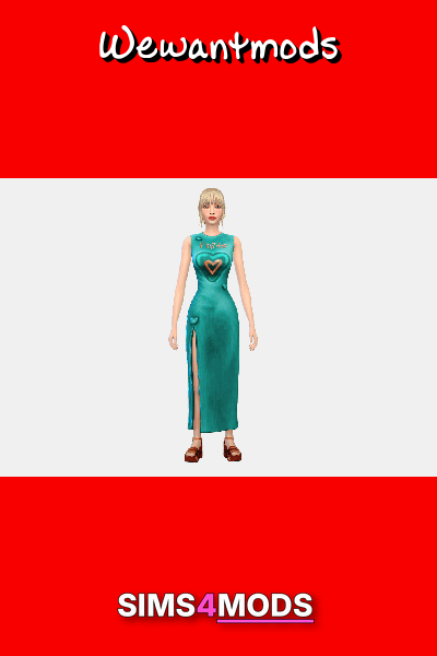 We Want Mods On Tumblr - Daring, alluring, Sims dress.