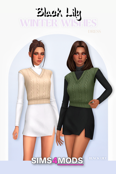 Cable Knit Sweater Dress - Cozy, chic, preppy dress.